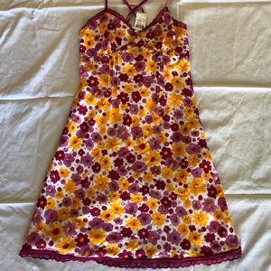 “Wet Seal” floral orange and purple dress. Size 1.